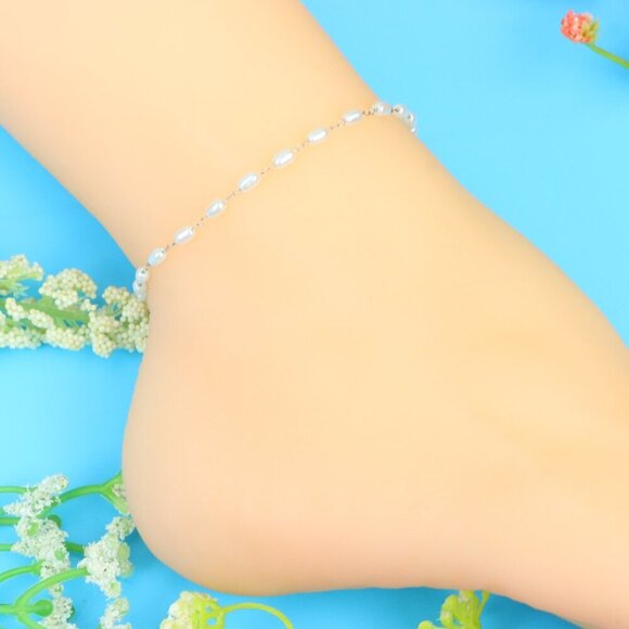 Elegant Handmade Anklet – Perfect for Women & Girls | Ideal Gift Option, DYC1175 - Picture 1 of 6